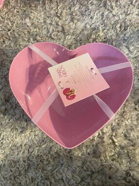 Paris Hilton Heart Bowls 💕 Pink 4pc Set Cute Dessert Gift